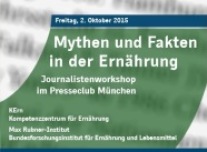 Titelbild Flyer Workshop "Mythen und Fakten in der Ernährung"