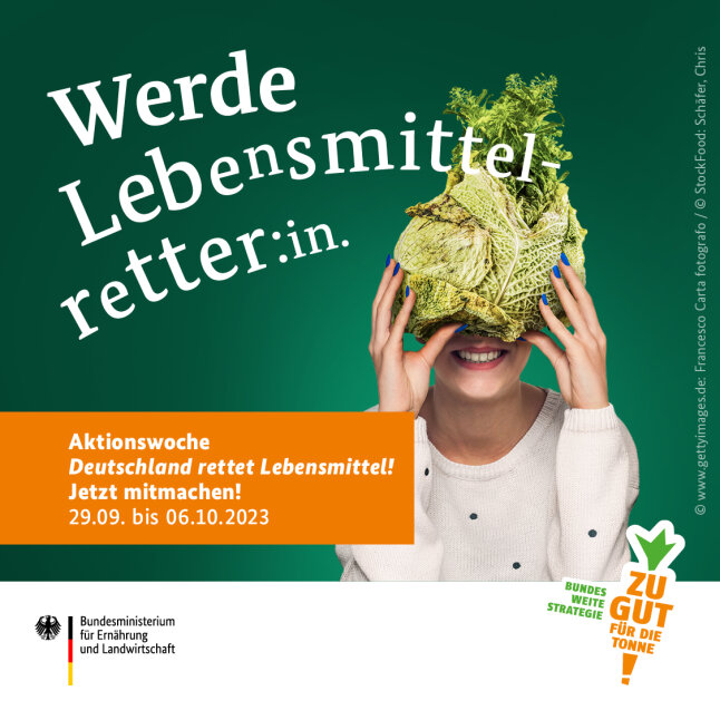 Aufruf des BMEL zur Aktion Deutschland rettet Lebensmittel