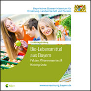 Titelbild der Broschüre "Bio-Lebensmittel aus Bayern"