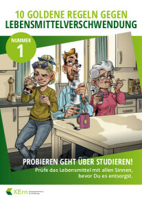 Postkartensatz gegen Lebensmittelverschwendung