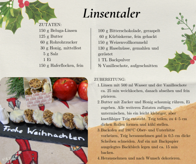 Rezept Linsentaler ©KErn