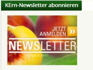 Bildschirmfoto. Das Bild zeigt die Schaltfläche "Newsletter abonnieren"