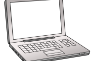 Comic  Das Bild zeigt einen Laptop. Mit dem Laptop kann man sich im Internet Seiten anschauen.