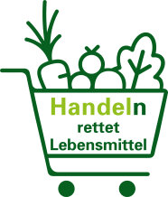 KErn Logo Lebensmittelverschwendung - Einkaufswagen