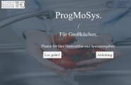 Startseite des Programms ProgMoSys
