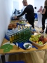 Blick aufs Buffet beim Journalisten-Workshop