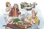 Seniorenverpflegung Essen auf Rädern 