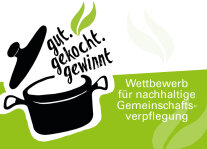 Kochtopf-Logo des Wettbewerbs gut.gekocht.gewinnt